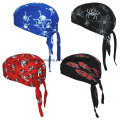 Algodón hecho a medida Paisley impreso Promocional Sports Bandana Cap Headscarf